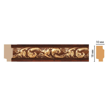 Молдинг DECOMASTER 158-1084 (18*10*2400мм)