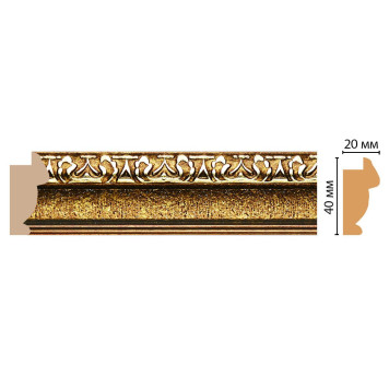 Багет DECOMASTER 807-43 ДМ (40*20*2900 мм)