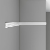 Молдинг гладкий DECOMASTER 97615F гибкий (50*12*2400мм)