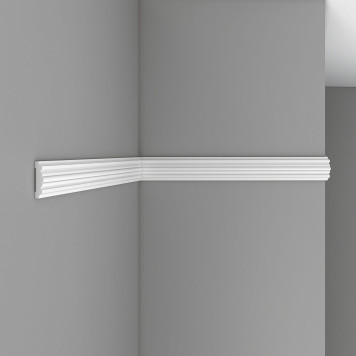 Молдинг гладкий DECOMASTER 97615F гибкий (50*12*2400мм)