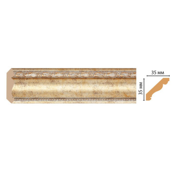 Плинтус потолочный DECOMASTER 155S-553 (35*35*2400мм)