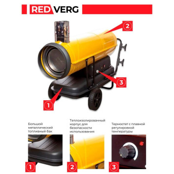 Воздухонагреватель дизельный REDVERG RD-DHI20W-5