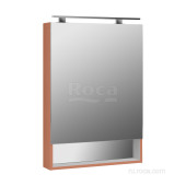 Roca Z.RU93.0.784.0 The Gap Шкаф зеркальный 600х850х129 мм, LED светильник, терракота