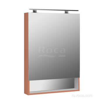 Roca Z.RU93.0.784.0 The Gap Шкаф зеркальный 600х850х129 мм, LED светильник, терракота