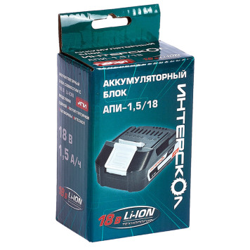 Аккумулятор ИНТЕРСКОЛ АПИ-1,5/18 (слайдер)-4