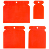 Шпатели пластиковые набор 4 шт.(Япончик) 50/80/100/120 мм