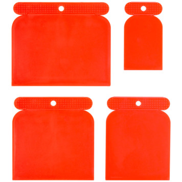 Шпатели пластиковые набор 4 шт.(Япончик) 50/80/100/120 мм