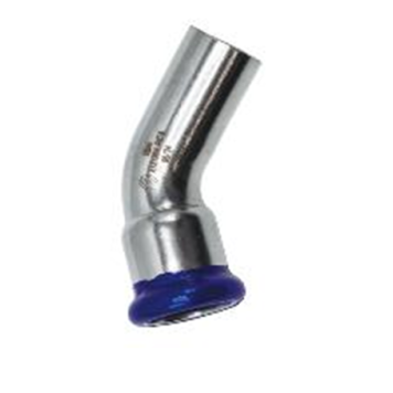 Угольник 45°, 18, ВН, нержавеющая сталь