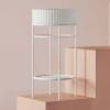 Artceram VOGUE Металическая структура Oslash;44хh72,5см с раковиной Millerighe без отв. под смеситель, с сетчатой полочкой, напольный, цвет: белый матовый. OSL010 01 00, ACA058 05