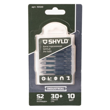 Бита SHYLD торсионная PH1х50 (10шт.)(10320)