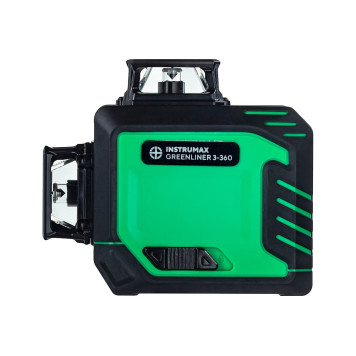 Комплект лазерный уровень INSTRUMAX greenliner 3-360 Set + штатив-штанга элевац. lp-300 в комплекте-3
