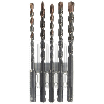 Набор буров Heller SDS-Plus 6х160 (2шт), 8x160 (2шт), 10х160 (5 пр.)-1