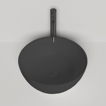 Salini Alda 02 Раковина 42.5х42.5х15.5см., накладная, без отв., S-Sense, цвет: RAL9005-2