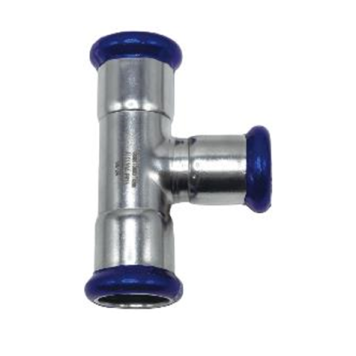 Тройник, 28х18х28, переходной, нержавеющая сталь