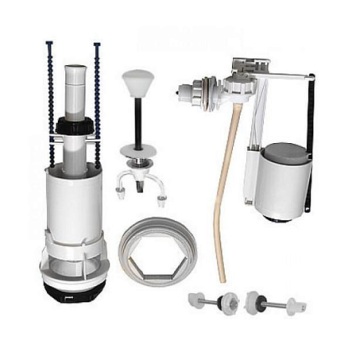 Арматура д/бачка набор 1/2 б/под хр шток 1реж Уклад А 110.56.14.3