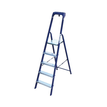 Стремянка Алюмет 5 ступеней стальная с пластиковым органайзером