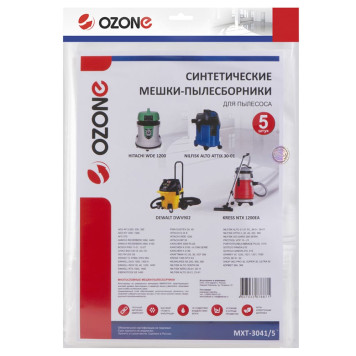 Мешок-пылесборник синтетический OZONE PRO MXT-3041/5 (5шт)-3