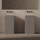 DEA DESIGN Pedestal Basin Раковина напольная 45х45хh90см, цвет grey brown. DD2017 450 6