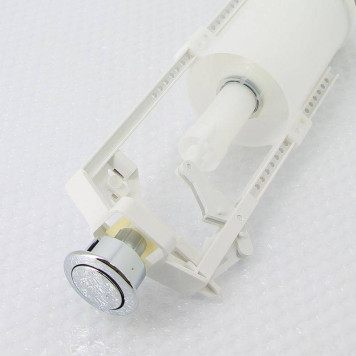 Сливной механизм Alcaplast со стоп-кнопкой хром-4