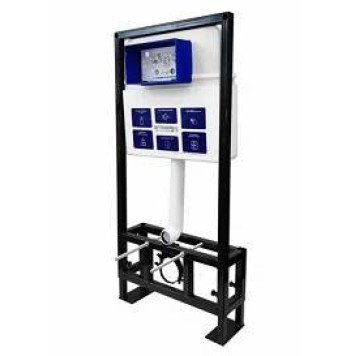 Система инсталляции для подвесного унитаза Sava Free Standing.Самонесущая конструкция. Опорная рама из профилей 30 x 30 мм x 2vvv. Рама защищена порошковой эмалью.. Ширина инсталляции: 52 см. Регулируемые опорные ноги 25х25 мм: от 0 до 20 см. Монтажная
