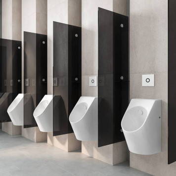 TOTO Public Писсуар 30.6x40x59см, CeFiONtect, цвет: белый-2