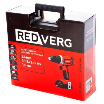 Шуруповерт аккумуляторный REDVERG RD-S18/U-8