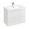 Roca Ona Тумба подвесная 80x45x56см, с 2 ящиками, цвет: белый матовый. A857630509