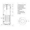 Комплект Baxi бойлер напольный INDIRECT F 100 + отел настенный ZENA MS 24 FF 24 кВт одноконтур закрытый