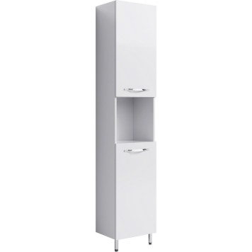 AQ Agr.05.04 Аллегро Пенал напольный, белый, 400х1845х300 мм Agr.05.04