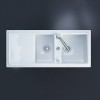 Duravit Cassia Кухонная мойка 116x51см., встраиваемая, цвет: белая