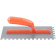 Гладилка стальная с пластиковой ручкой, 280х130 мм зубчатая, зуб 10х10 мм