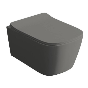 Artceram A16 Унитаз подвесной Reel 36х52 см, Saniglaze, цвет: grigio olivia. ASV006 15 00