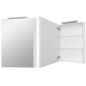 Roca 7.8576.4.380.6 Oleta Шкаф зеркальный, петли слева, 500х700х137 мм, LED свет., Белый глянец A857643806