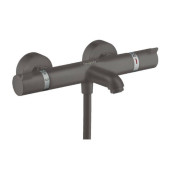 Hansgrohe Ecostat Comfort Смеситель для ванны, термостатический, цвет: шлифованный черный хром. 13114340