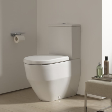 Laufen Pro Унитаз моноблок, приставной 36х65х44см., слив универсальный, подвод сбоку, цвет: белый. 8.2595.2.000.000.1, 8.2995.2.000.872.1-7