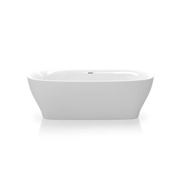 KNIEF Dream Ванна отдельностоящая 180х80х60см, с щелевым переливом, цвет: белый-1