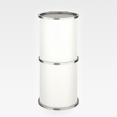 Armani Roca Baia Настенный LED светильник, полукруглая форма., цвет: brushed steel. 7.8130.8.434.2