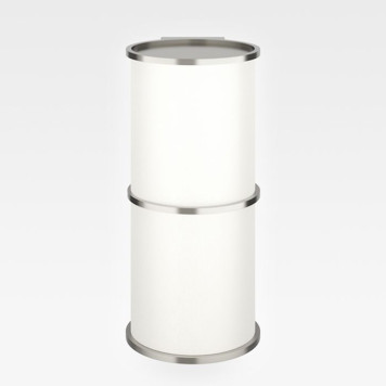 Armani Roca Baia Настенный LED светильник, полукруглая форма., цвет: brushed steel