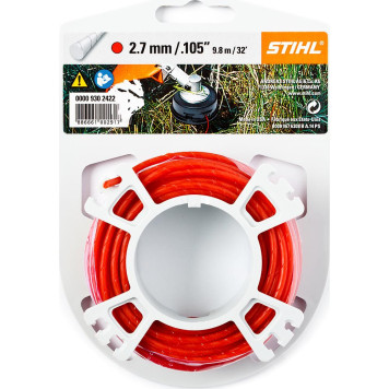 Леска для триммера Stihl 2,7 (9,0м) круглая бесшумная (422)