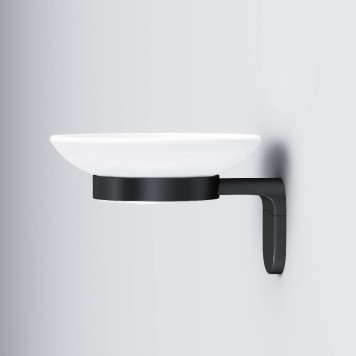 A8434222 Стеклянная мыльница с настенным держателем-3