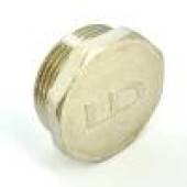 Фитинги резьбовые Пробка (в трубу) LD Pride DN50 (2) НР латунь никель LD.67.505.50