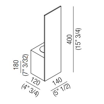Agape Sen Туалетный ёршик, подвесной, цвет: черный-1