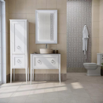 Kerama Marazzi Plaza Classic Зеркало 65x100см, цвет: белое матовое. PL.C.mi.65\WHT-2
