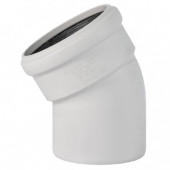 Отвод, Ostendorf, Skolan Safe, SKB, 30°, 50, PP-MD, цвет-RAL 7035 светло-серый