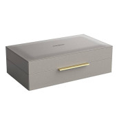 Decor Walther Brownie BOX L Коробка универсальная 30х18х9.5см., искусственная кожа, цвет: темно-серый. 0939849