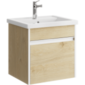 AQ URB0105DD Urban Тумба под умывальник, подвесная, с одним ящиком, 468х460х400 мм, Дуб Давос URB0105DD