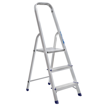 Стремянка Алюмет 3 ступени алюминиевая матовая