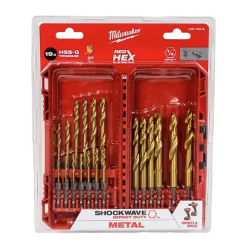 Сверла по металлу Milwaukee RedHEX HSS-TiN GEN II (2-10 мм) 19шт.-3