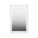 Kerama Marazzi Plaza Classic Зеркало 65x100см, цвет: белое матовое. PL.C.mi.65\WHT