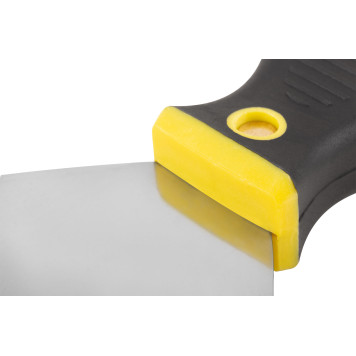 Шпатель для удаления ржавчины Профи, толщ. лезвия 1 мм, двухкомп.ручка с метал.бойком 5 (125 мм)-7